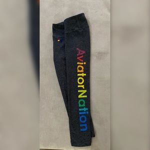 Aviator Nation Crop Leggings